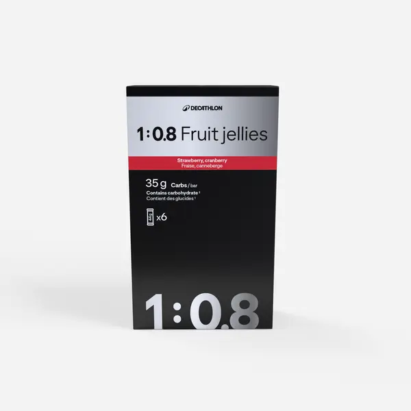 Pastă de fructe 1:0,8 căpșuni merișoare x6, în colaborare cu Decathlon CMA CGM