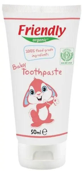 Pastă de pastă organică pentru bebeluși Friendly Organic, 50 ml
