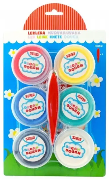 Pasta modelaj colorata Sense Dream Dough - 6 x 28 g