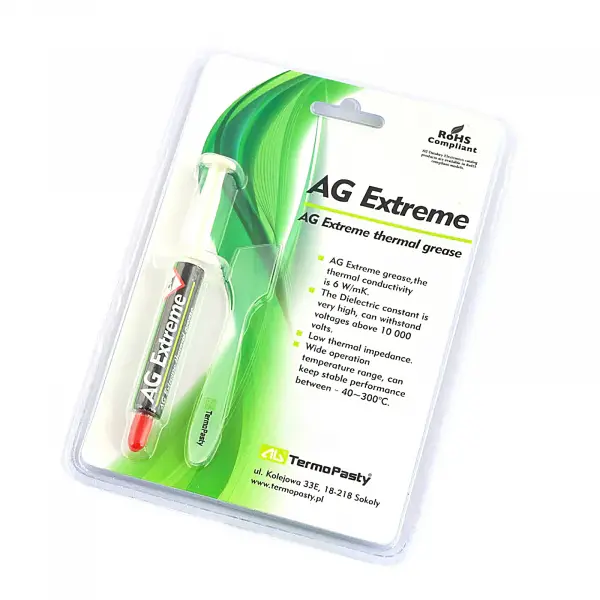 Pasta Termoconductoare AG Termopasty AG Extreme, Tip Seringa, 3g ART.AGT-108