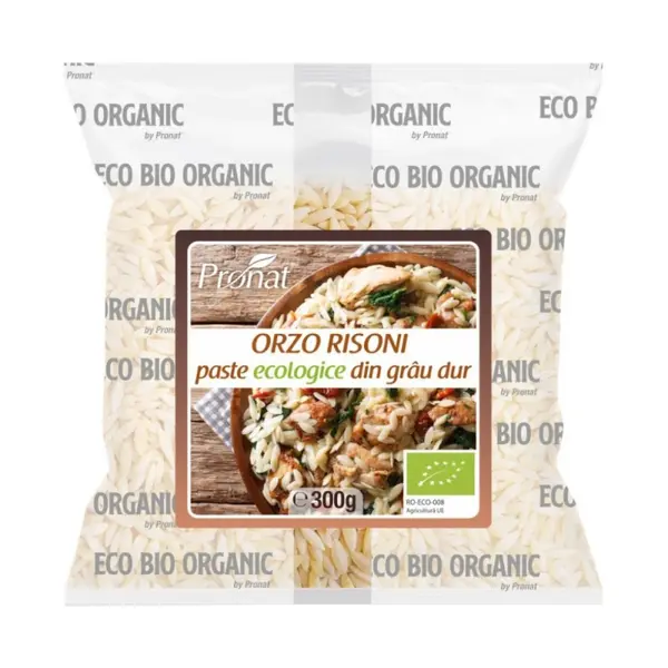 Paste Bio din Grau Dur Orzo Risoni, 300 g