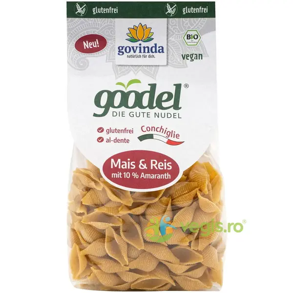 Paste Cochilii din Porumb cu Orez, Amarant si Teff Ecologice/Bio 250g