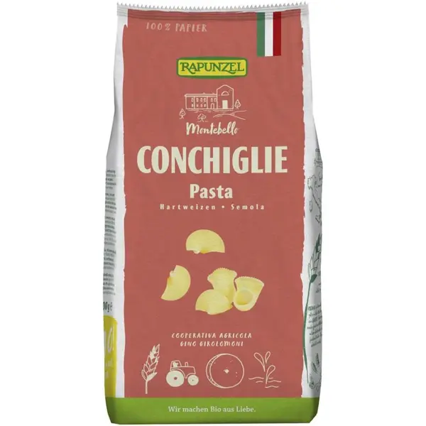 Paste conchiglie semola, eco - 500 g