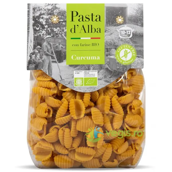 Paste Gnocchetti din Orez si Turmeric fara Gluten Ecologice/Bio 250g
