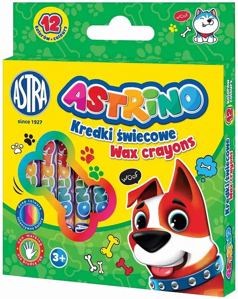 Pasteluri cerate Astra Astrino - 12 culori, sortiment
