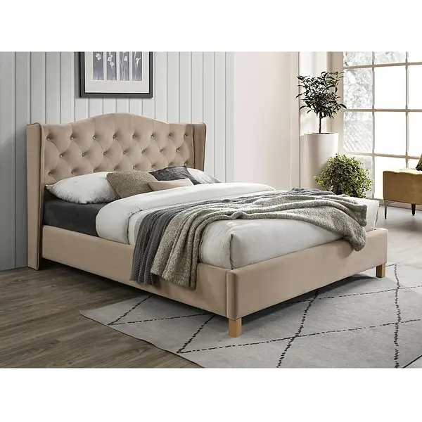 Pat ALEN VELVET 160 x 200 CM - Beige