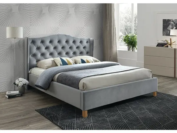 Pat ALEN VELVET 180 x 200 CM - Grey