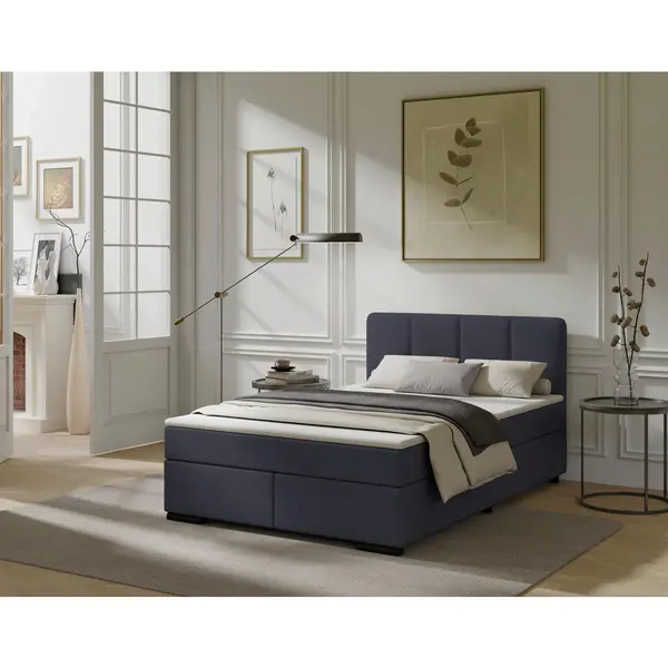 Pat Boxspring, 140/220 cm, antracit
