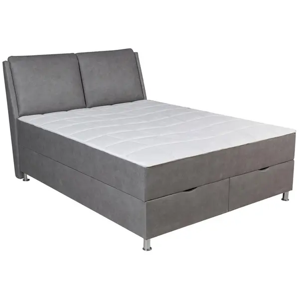 Pat Boxspring 140x200 Cm, gri