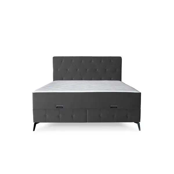 Pat Boxspring, 160/200 cm, antracit