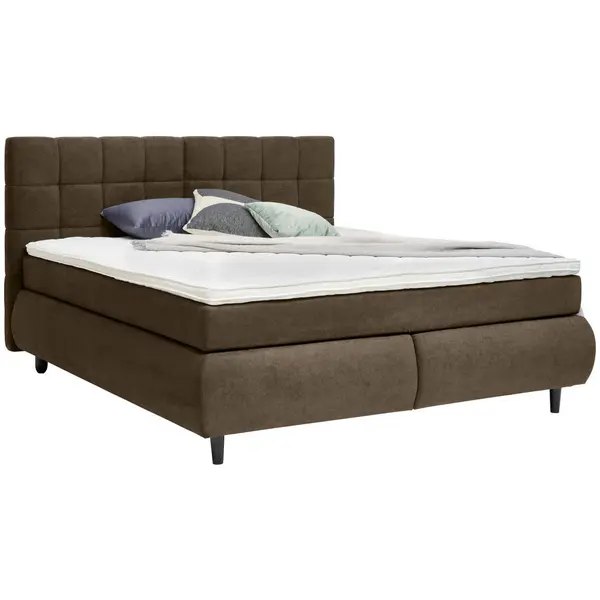 Pat Boxspring, 160/200 cm, maro închis