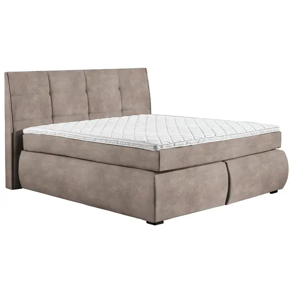 Pat Boxspring, 180/200 cm, maro deschis