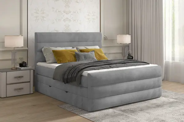 Pat boxspring Cande 180x200 cm Monolith 85
