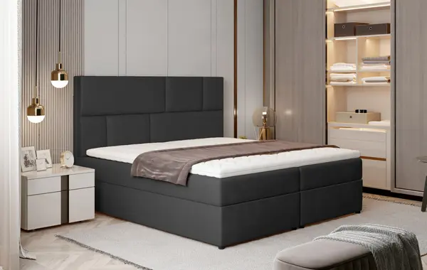 Pat boxspring Florence 140x200 cm Monolith 97
