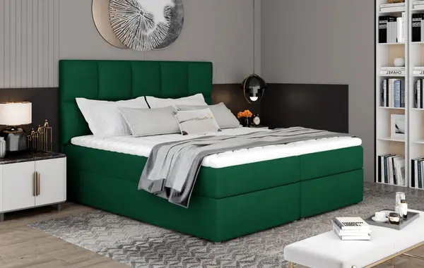 Pat boxspring Glossy 180x200 cm Kronos 19