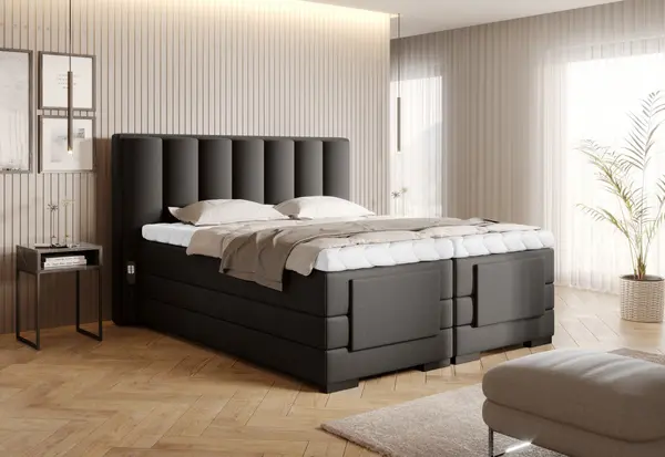 Pat boxspring Veros 160x200 cm Flores 22