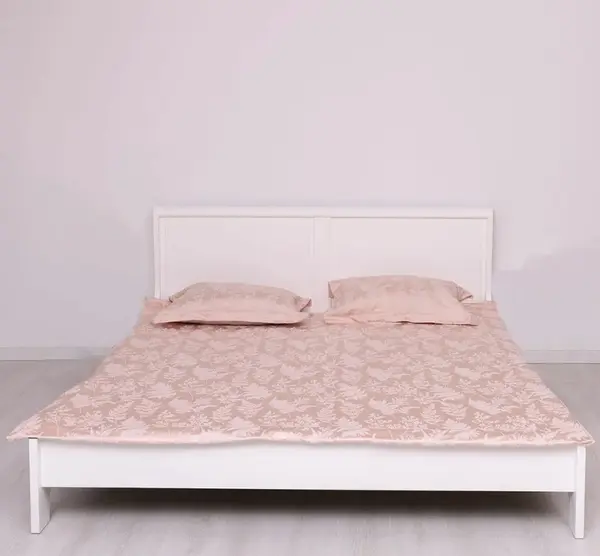 Pat englezesc 140x200cm cu finisaj White