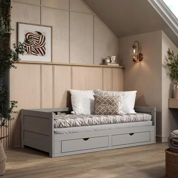 Pat Extensibil, 200/100 cm, taupe