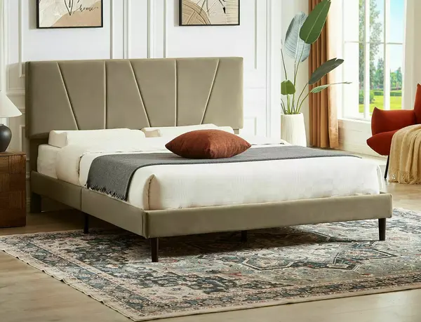 Pat FORIM VELVET 160 x 200 CM - Beige