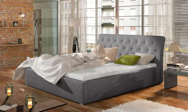 Pat Milano 140x200 cm Sawana 21 cu somiera de lemn