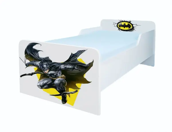 Pat pentru copii Batman, 2-12 ani, 160x80 cm