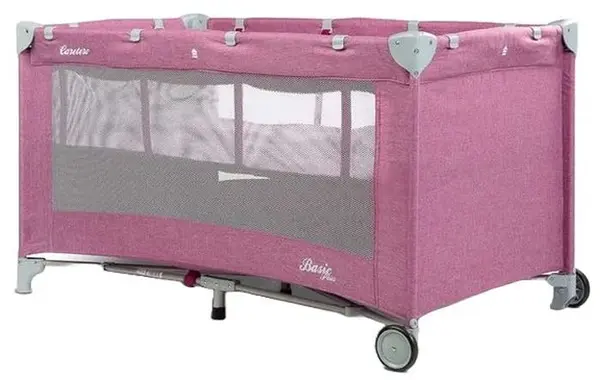 Pat pliabil cu 2 niveluri Caretero - Basic Plus, Lavenda