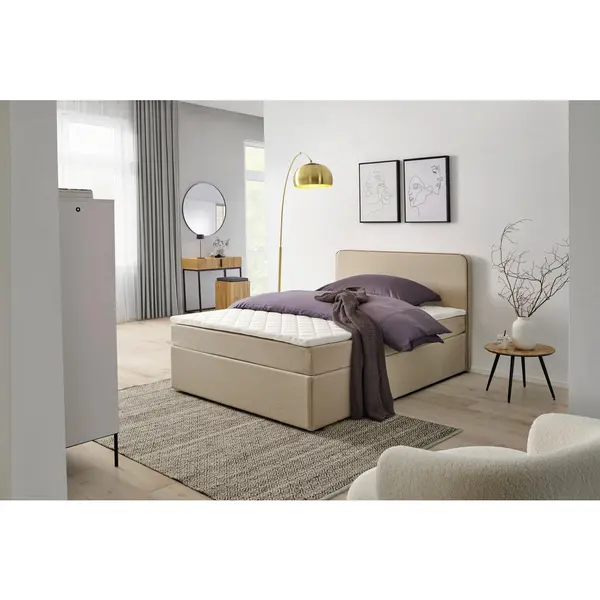 Pat Tip Boxspring, 140/200 cm, bej
