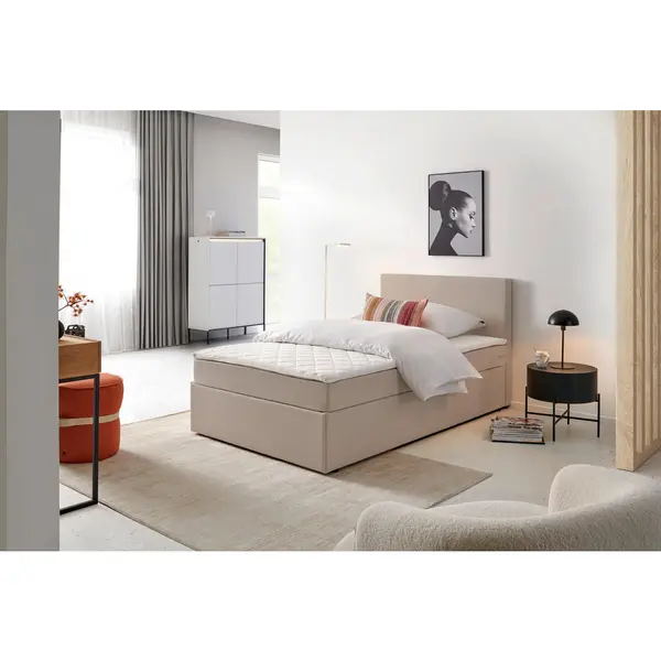 Pat Tip Boxspring, 140/200 cm, nisipiu