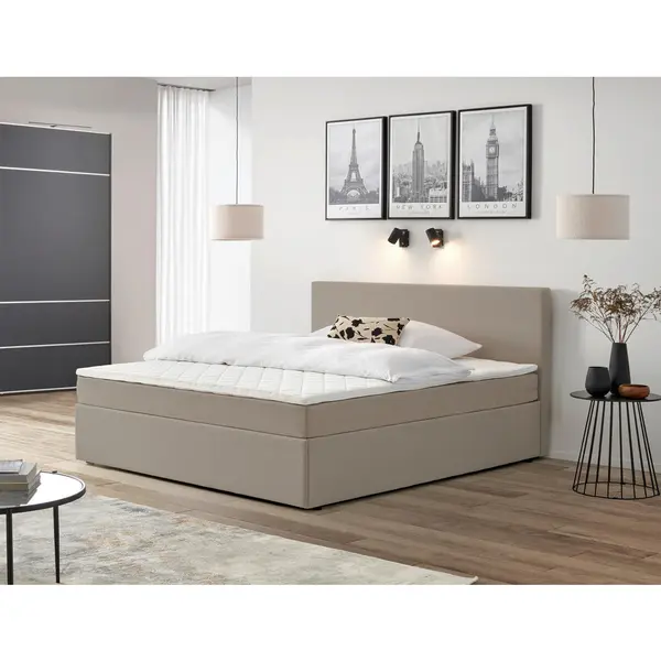 Pat Tip Boxspring, 160/200 cm, nisipiu
