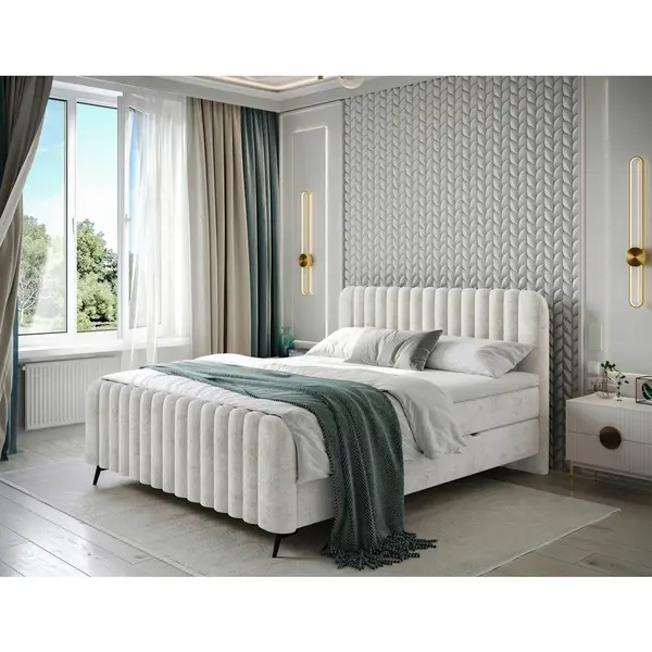 Pat Tip Boxspring, 180/200 cm, bej