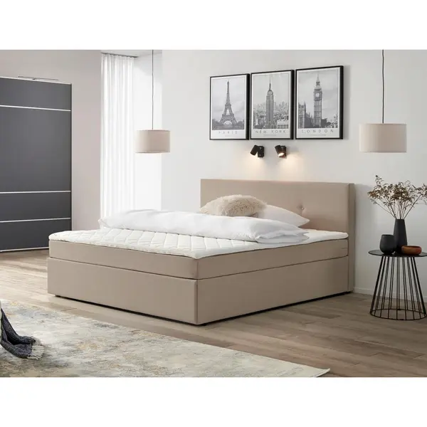 Pat Tip Boxspring, 180/200 cm, nisipiu
