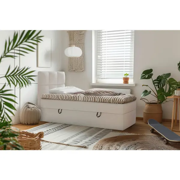 Pat Tip Boxspring, 90/200 cm, crem