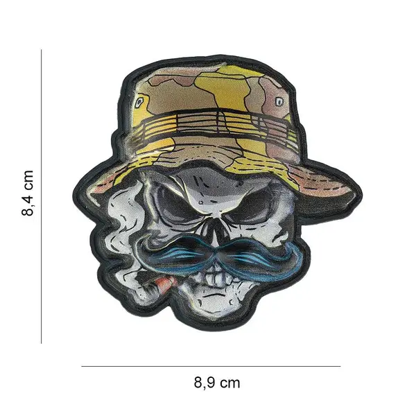 Patch 3D PVC Skull Bush Ranger – UV - Default Title
