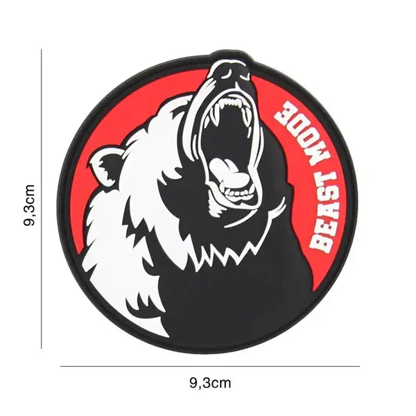 Patch Beast Mode Bear velcro PVC - Default Title