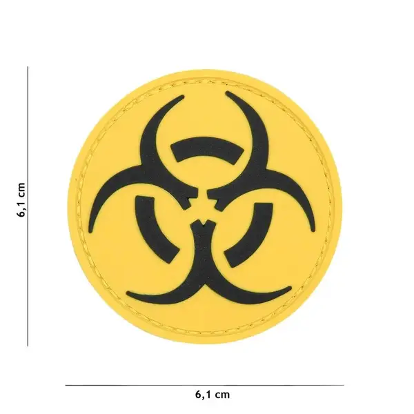 Patch Biohazard velcro PVC 101INC - Default Title