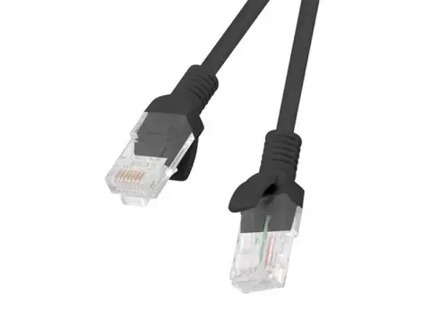 Patch cord Cat.6 UTP 15 m, Negru