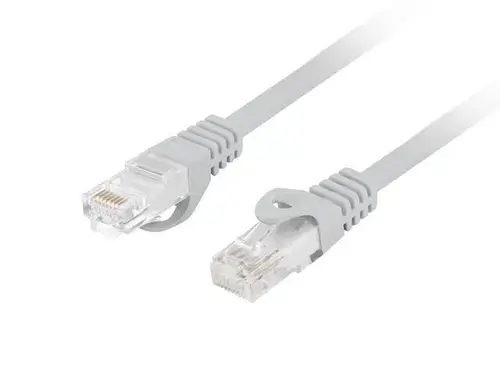Patch cord Cat.6 UTP LSZH 0,25 m, Gri