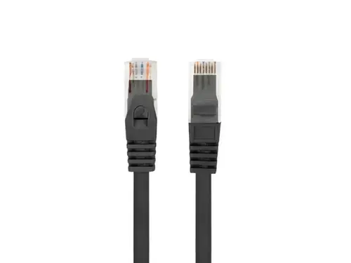 Patch cord Cat.6 UTP LSZH 1 m, Negru