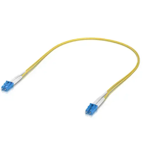 Patch Cord Fibra Optica Ubiquiti UACC-OFC-S2-LULU-0.5M-50, Single-Mode, OS2, Duplex LC - Duplex LC, 0.5 m, 50 bucati