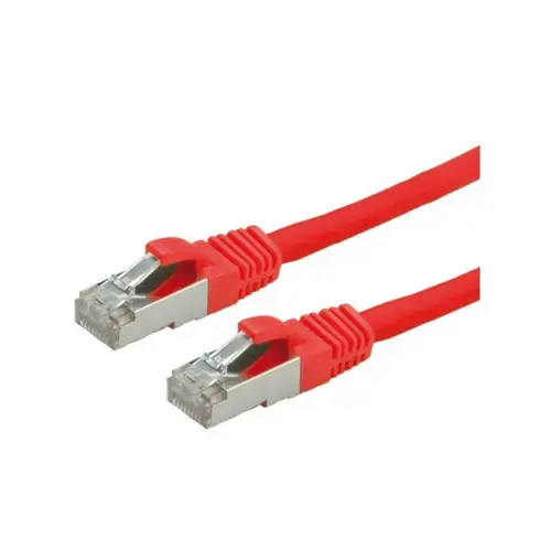 Patch cord S/FTP Cat6a LinkPower LINK-PATCHF65, 5m, 26AWG, Rosu