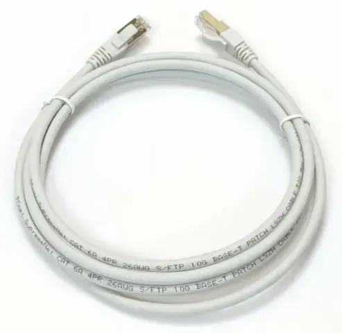 Patch Cord Spacer SPPC-SFTP-CAT6-7.5M, S/FTP, CAT6, 7.5m, Alb