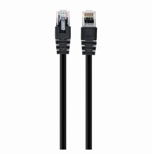 Patch Cord UTP CAT5 E, CCA, 0.25m, negru, AWG26, SP-PT-CAT5-0.25M-BK