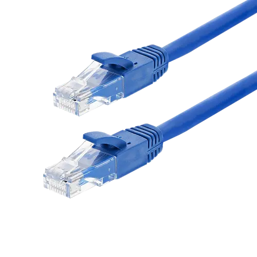 Patch cord UTP Cat6 LSZH 0.15m, contacte aurite, albastru, ASYTECH Networking TSY-PC-UTP6-015M-B