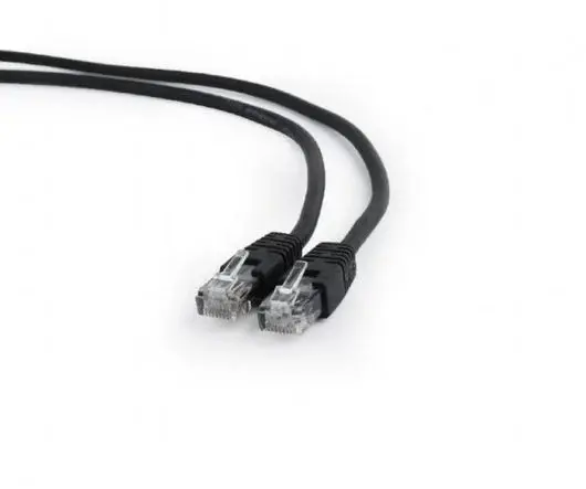 Patch cord UTP Gembird Cat6 negru PP6U-2M/BK