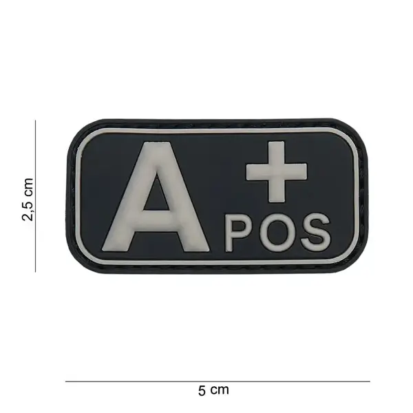 Patch grupa sanguina A+ pozitiv PVC - Default Title