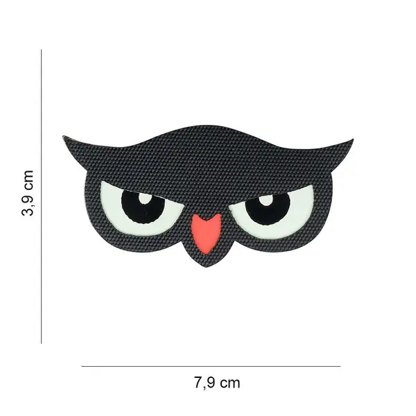 Patch Laser Cut Ochi de bufnita fosforescent - Default Title