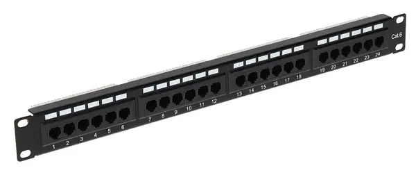 Patch Panel 24 porturi rackabil CAT6, PATCH PANEL6
