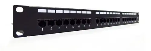 Patch panel Digitus DN-91624U-EC, CAT6, 24 Porturi (Negru)
