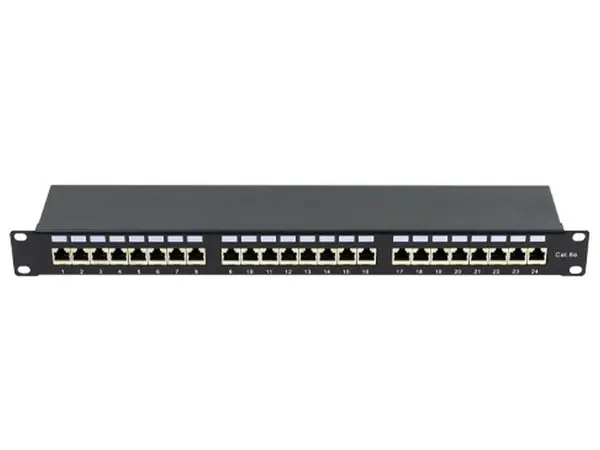 Patch panel rack 19 inch ASYTECH Networking, FTP Cat6A, 24 porturi, ASY-PP-FTP6A-24