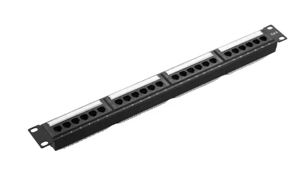 Patch panel UTP CAT6, 24 porturi, 19 inch, Safer SAF- PPCAT624
